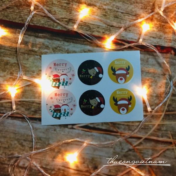 Sticker Giáng Sinh Mẫu 45
